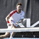 Stan Wawrinka a cueilli sur la terre battue de Naples une deuxième victoire en 2025. KEYSTONE/EPA/ROLEX DELA PENA